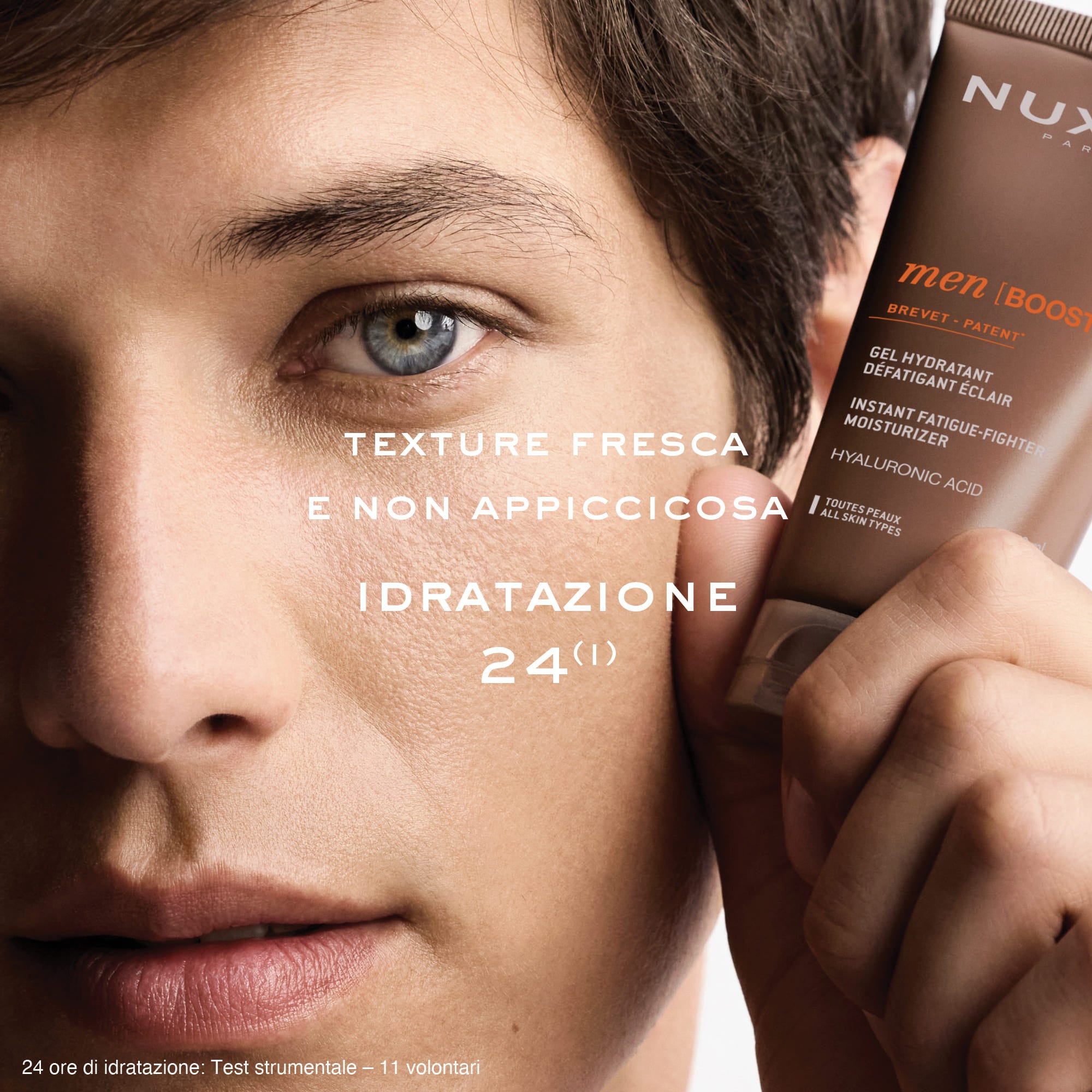 NUXE Men Gel hidratantă față Energizzante Uomo, 50 ml