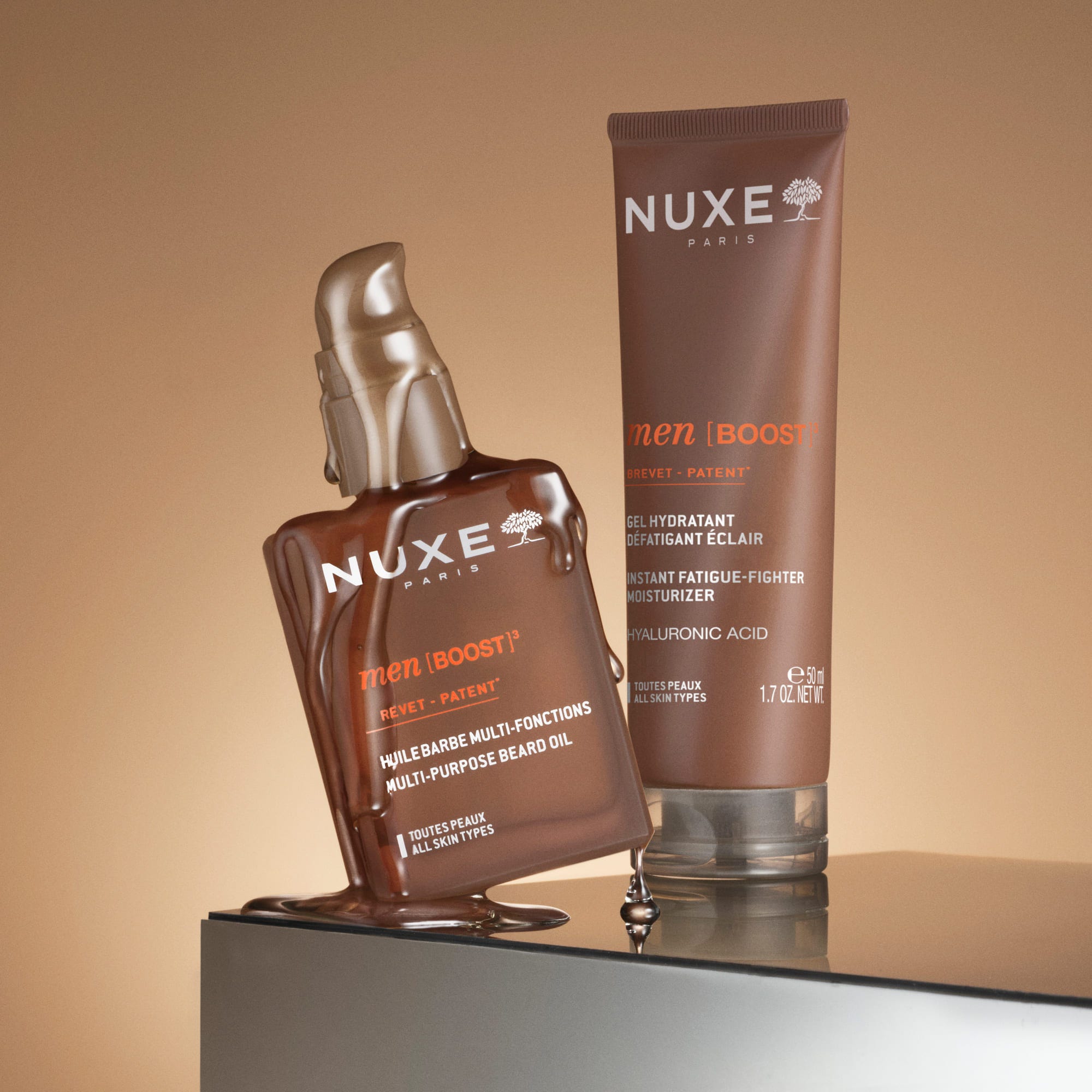 NUXE Men Gel hidratantă față Energizzante Uomo, 50 ml