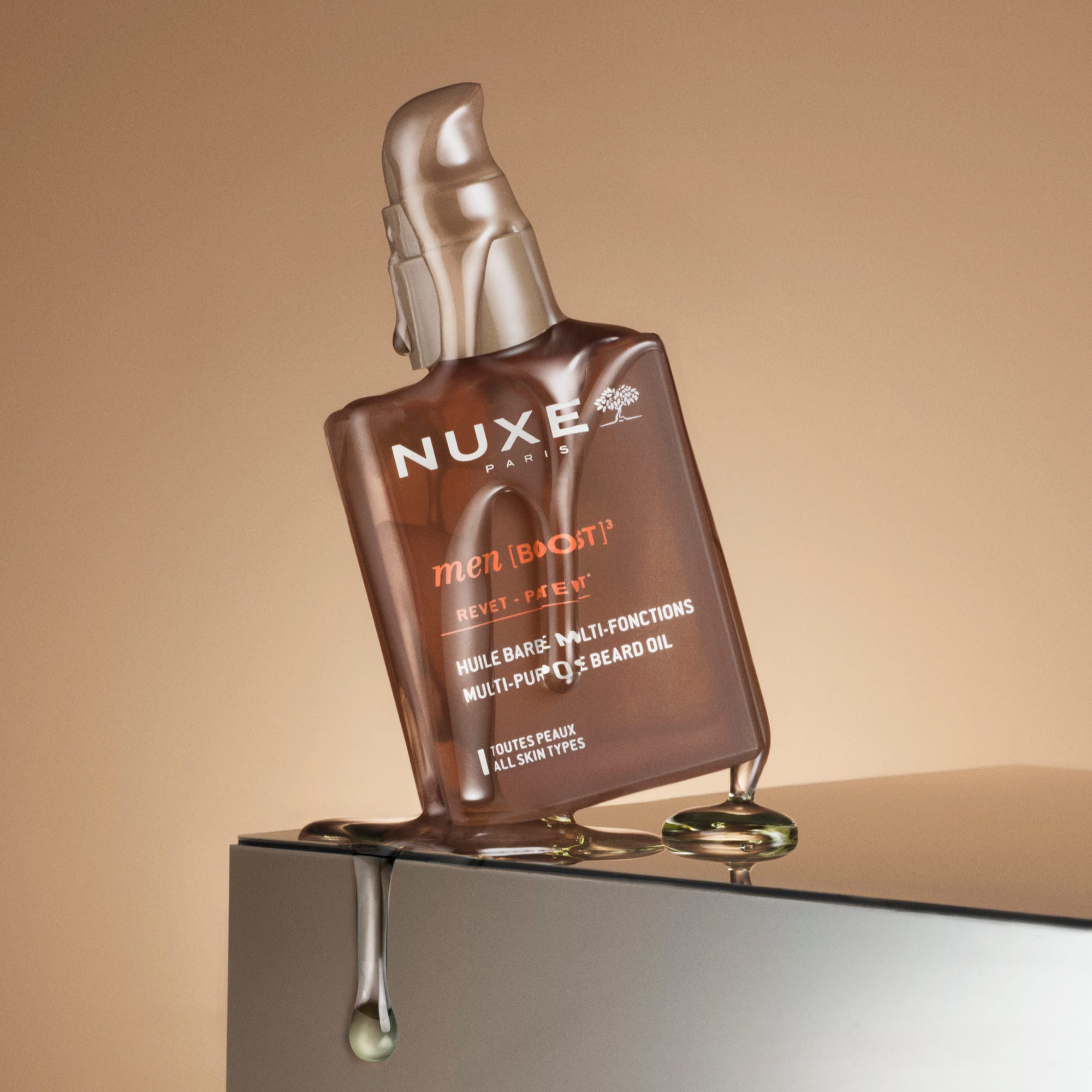 NUXE Men Ulei de barbă cu acțiune multiplă, 30 ml