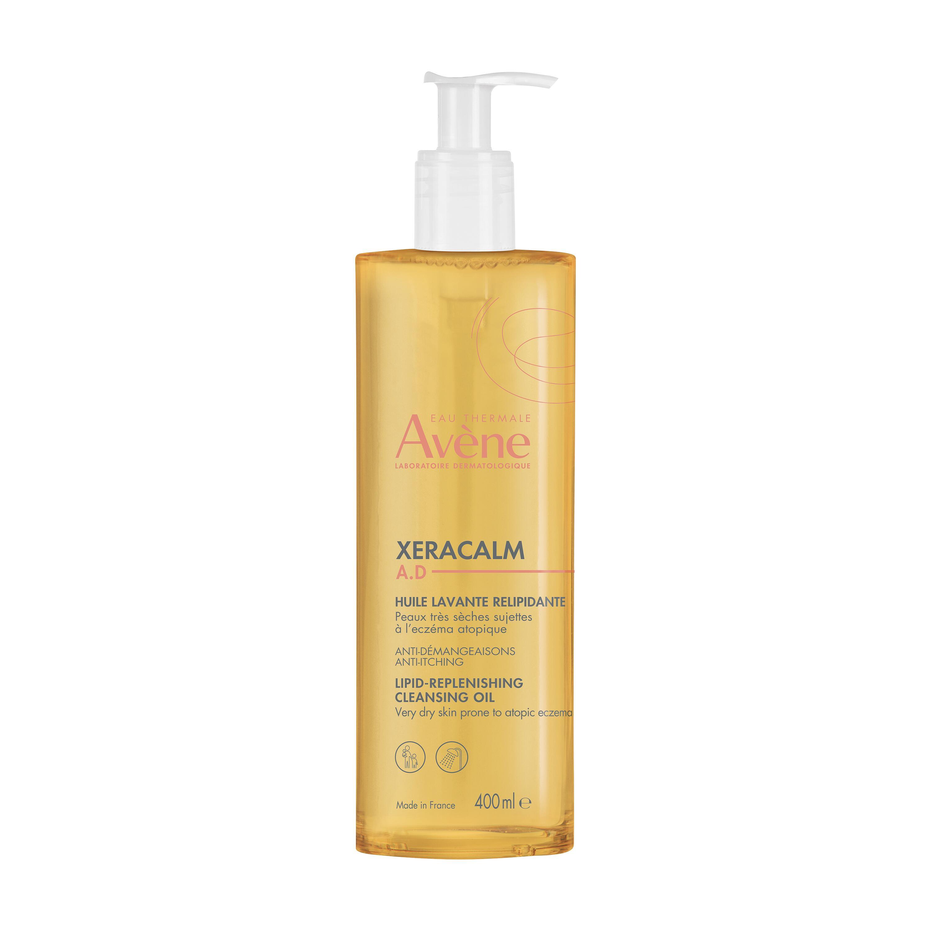 AVÈNE XeraCalm A.D ulei de curățare relipidant, 400 ml