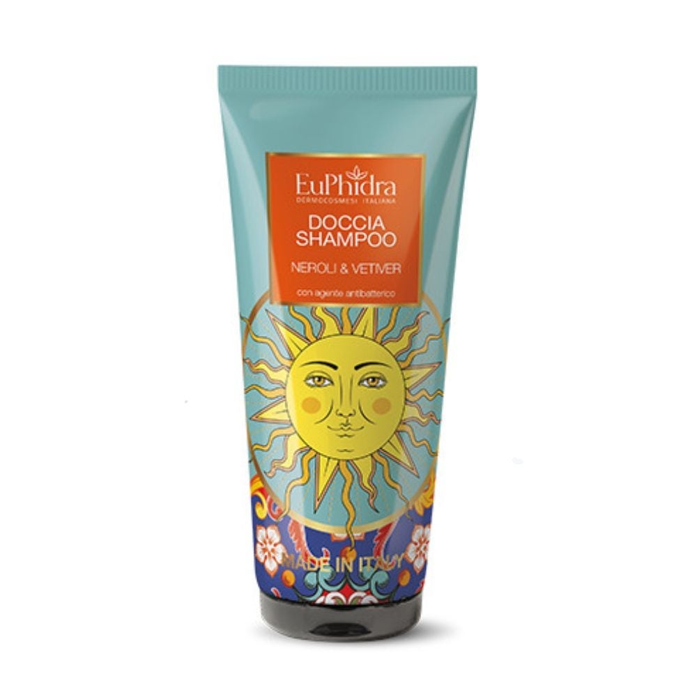 EUPHIDRA Gel de Duș și Șampon cu Neroli și Vetiver, 200 ml