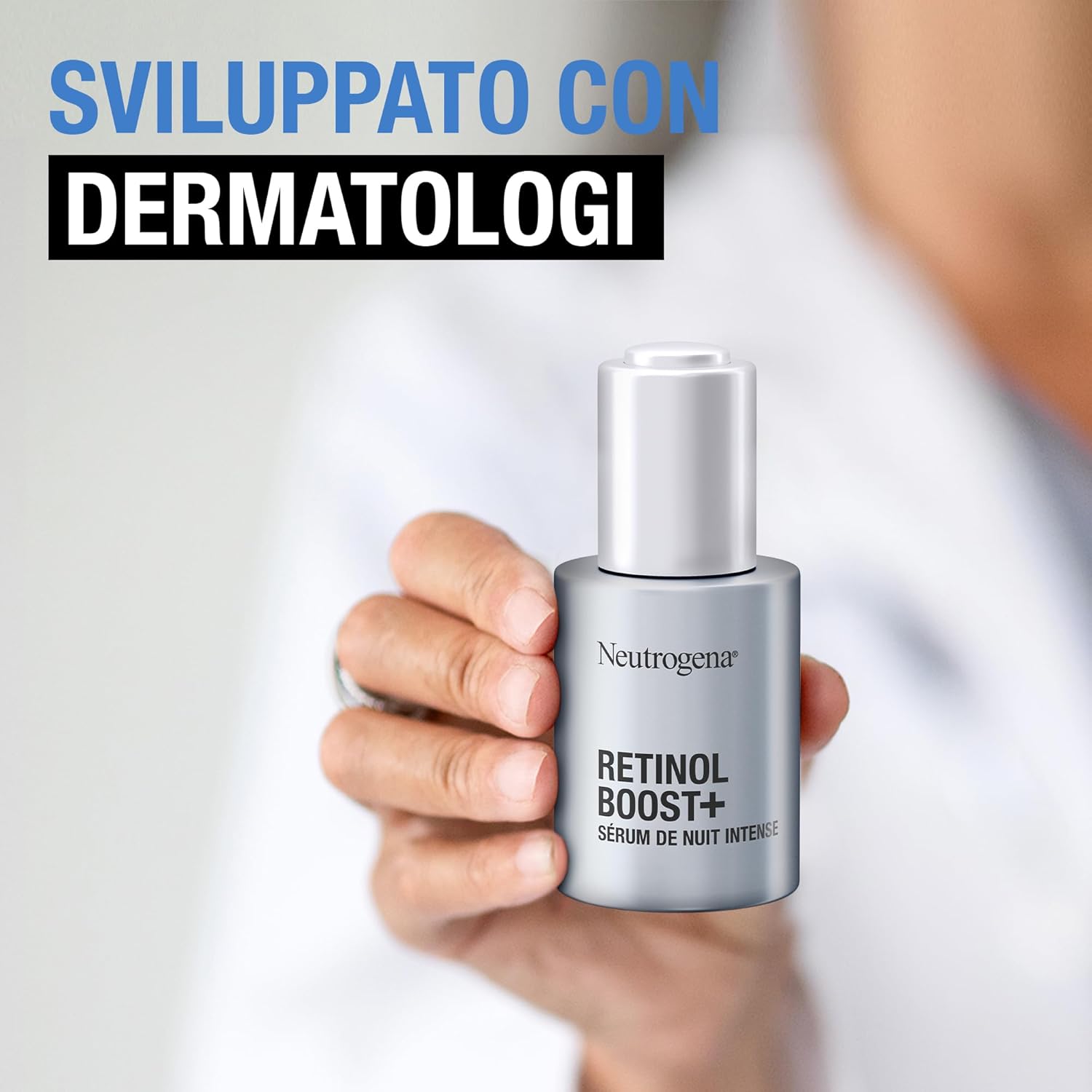 NEUTROGENA Retinol Boost Ser intens de noapte, super-concentrat cu 0,23% retinol pur, pentru riduri profunde, 30ml