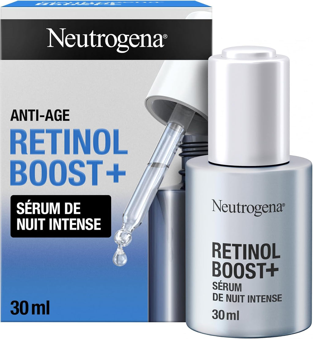 NEUTROGENA Retinol Boost Ser intens de noapte, super-concentrat cu 0,23% retinol pur, pentru riduri profunde, 30ml