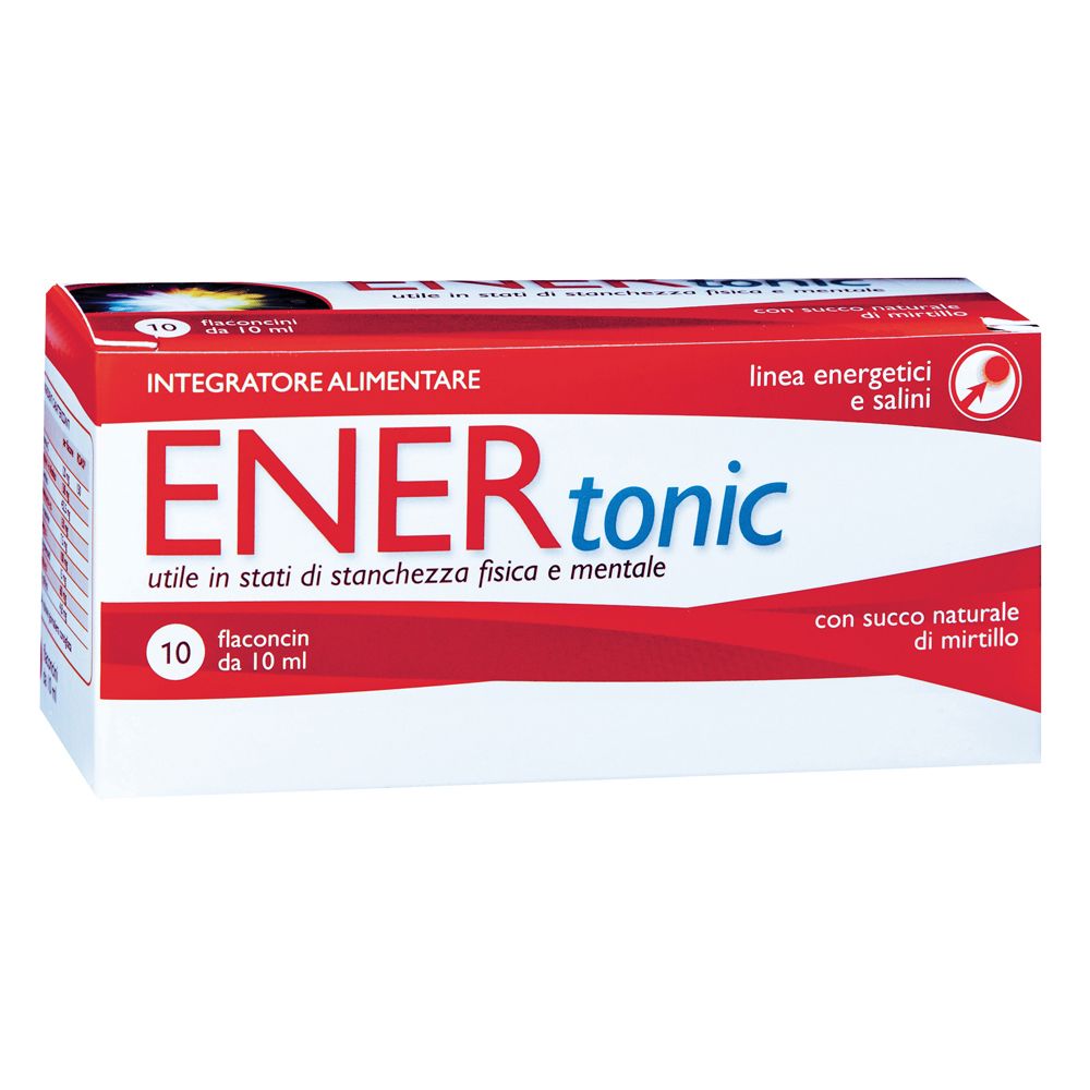 AQUA VIVA Nutrifarma - Enertonic Supliment pentru oboseală fizică și mentală, 10 flacoane pentru 10 ml