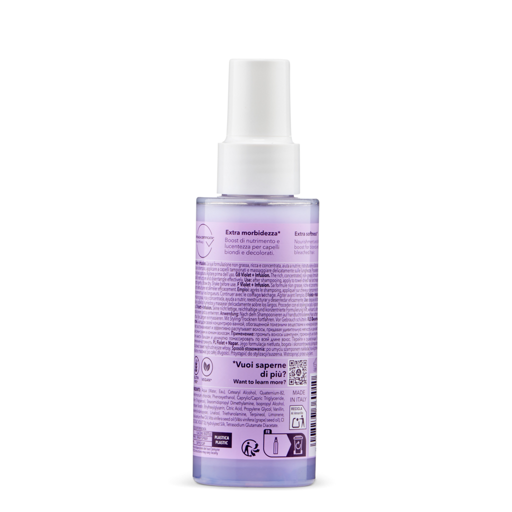 ALAMA No-Yellow Blonde Spray fără clătire pentru păr blond, 100 ml