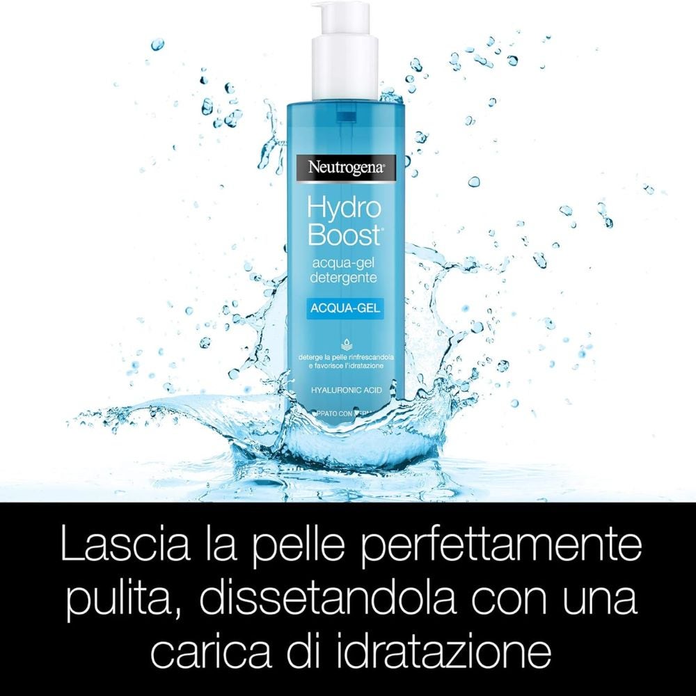 NEUTROGENA Hydro Boost Gel de curățare facială cu acid hialuronic, parfumat, 200ml