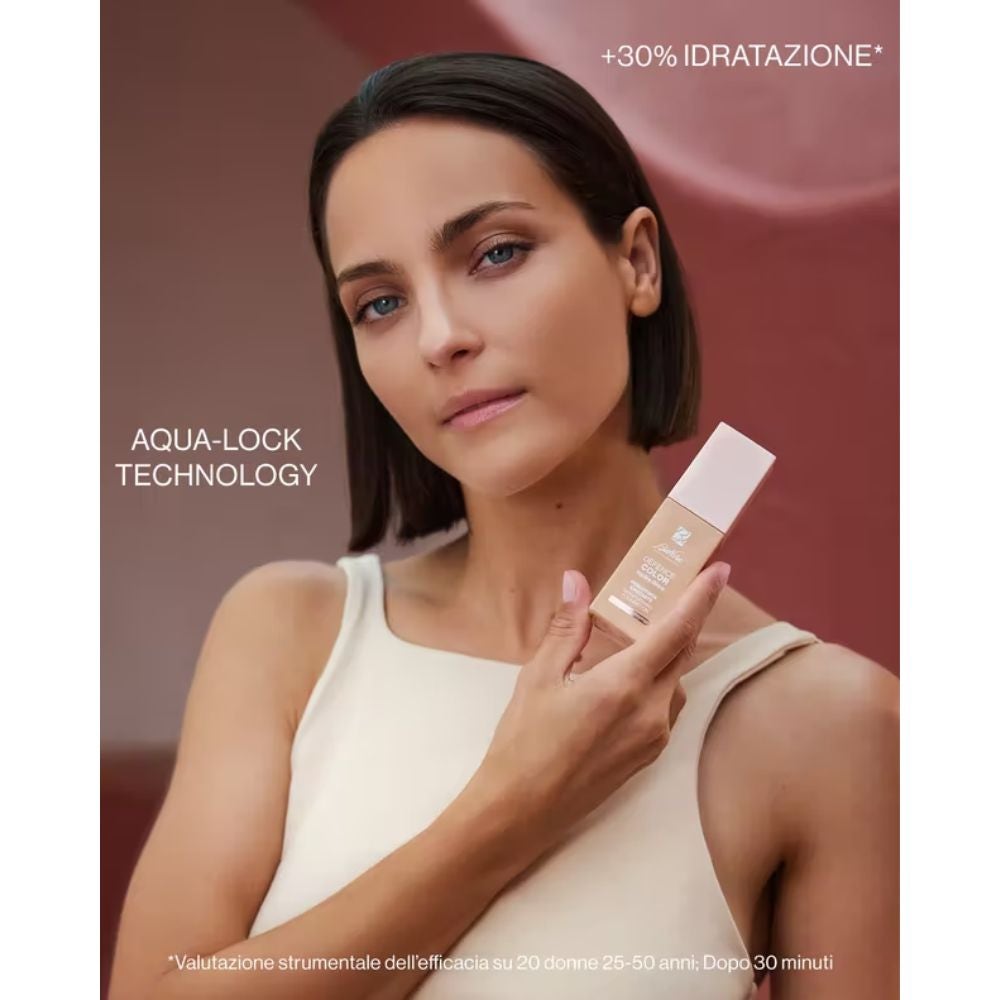Fond de ten BIONIKE Hydra Glow, 30ml, culoare 05 Honey, hidratare 24h, SPF15