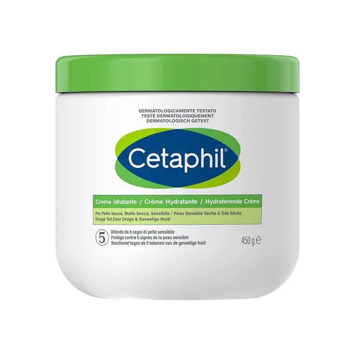CETAPHIL – Cremă Hidratantă pentru Piele Uscată, Foarte Uscată și Sensibilă, 450 g