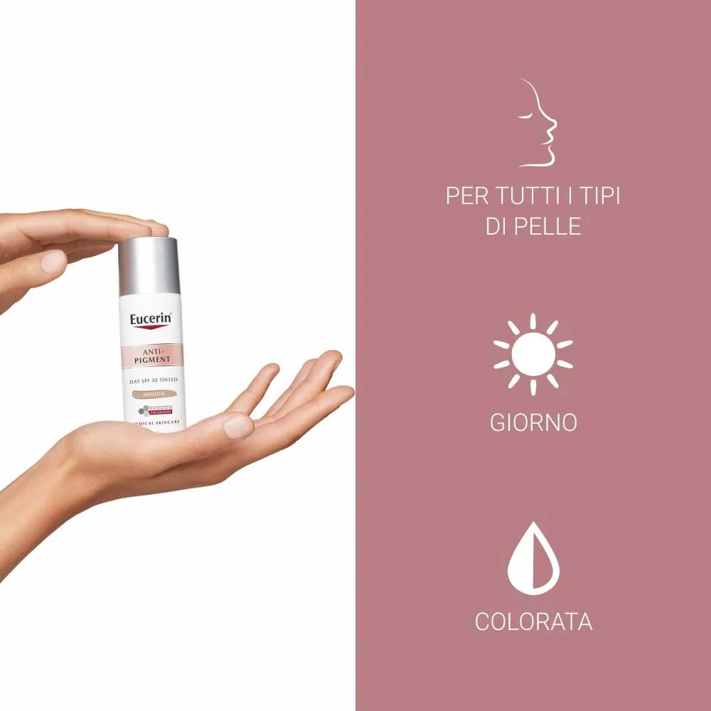 EUCERIN Anti-Pigment Cremă de zi colorată SPF 30 Medium 50 ml