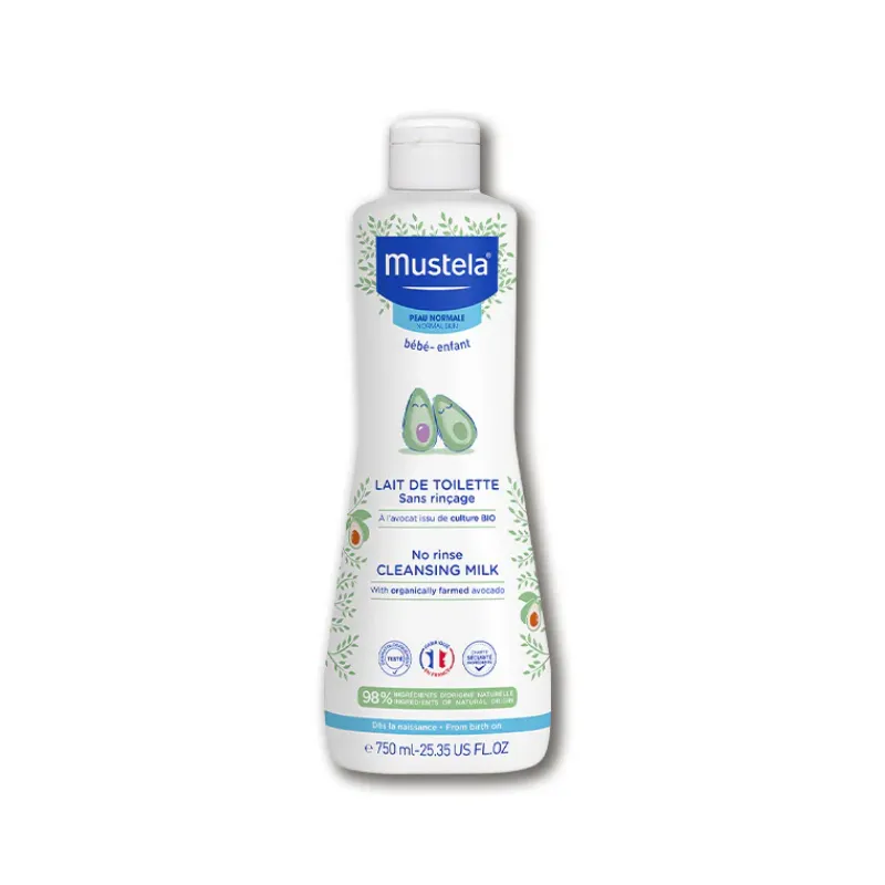 MUSTELA Lapte de curățare fără clătire pentru bebeluși și copii 500 ml