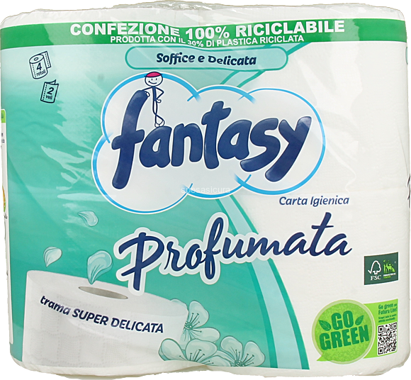 FANTASY hârtie igienică parfumată, 4 role