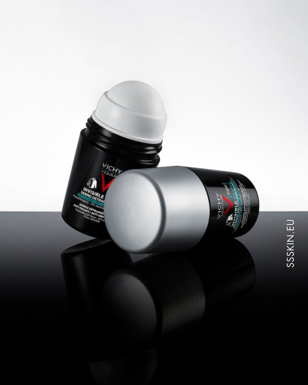 VICHY – Deodorant Roll-On 72H Invisible pentru Bărbați, 50 ml