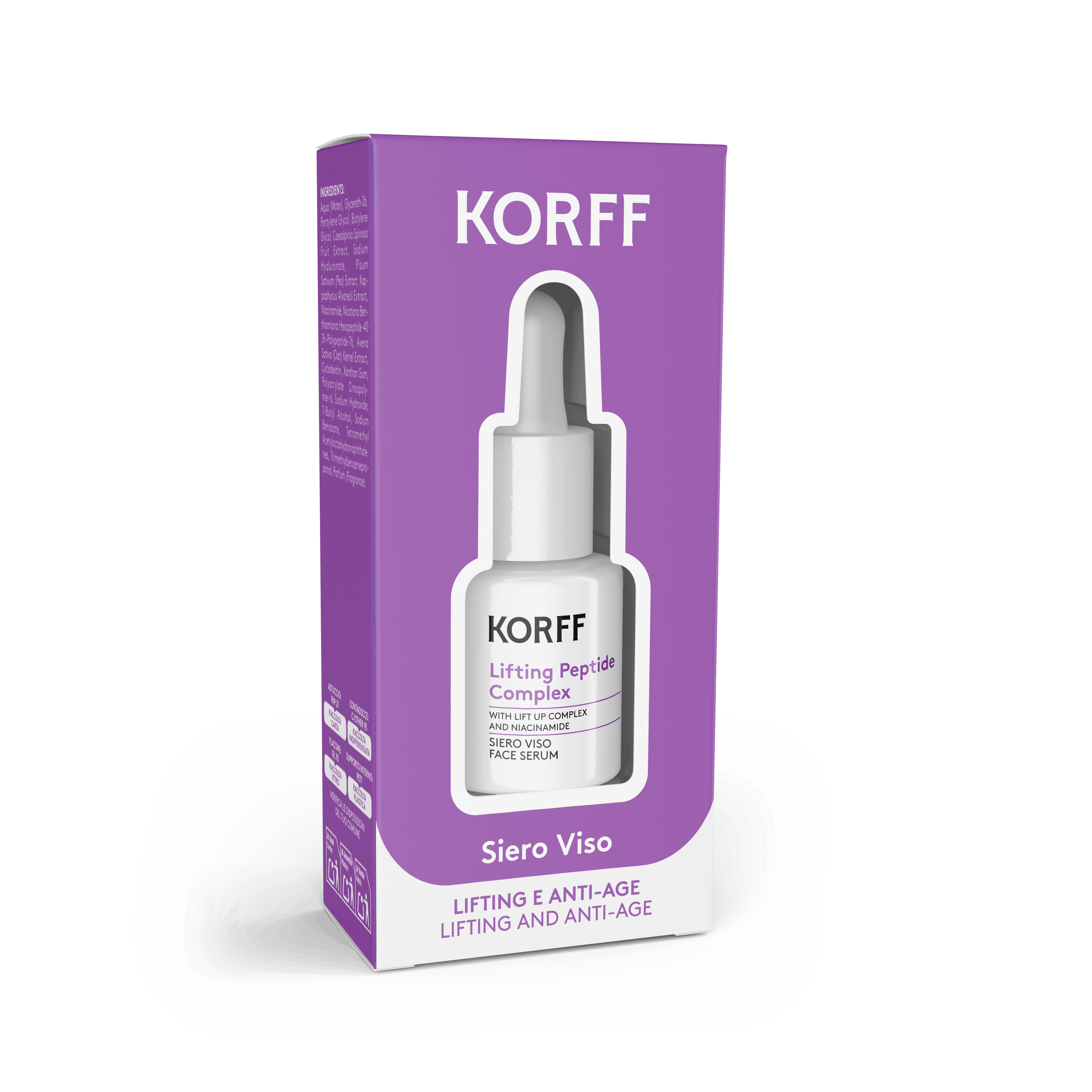 KORFF Lifting Peptide Complex – Ser facial cu efect lifting și de umplere, 10 ml