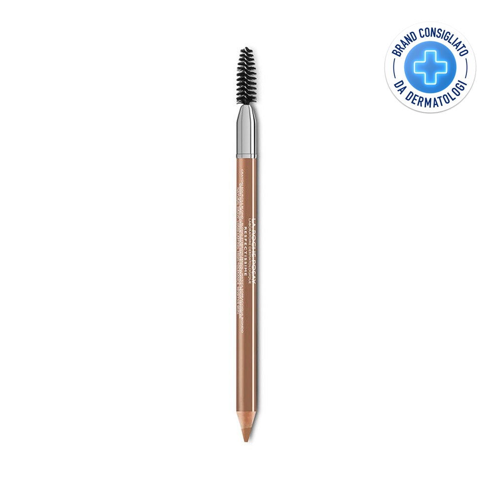 LA ROCHE-POSAY Toleriane – Creion waterproof pentru sprâncene, nuanța Blond, 1 g