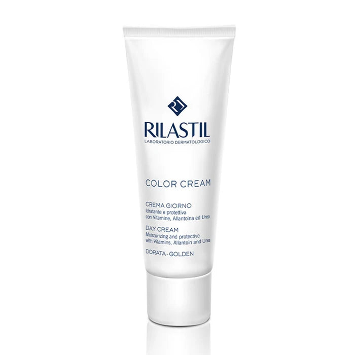 RILASTIL – Color Cream Cremă de Zi Hidratare și Protecție, Nuanta Gold, 30 ml