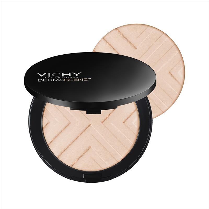 VICHY Dermablend Covermatte – Fond de ten pudră compactă minerală, nuanța 15, 10 g