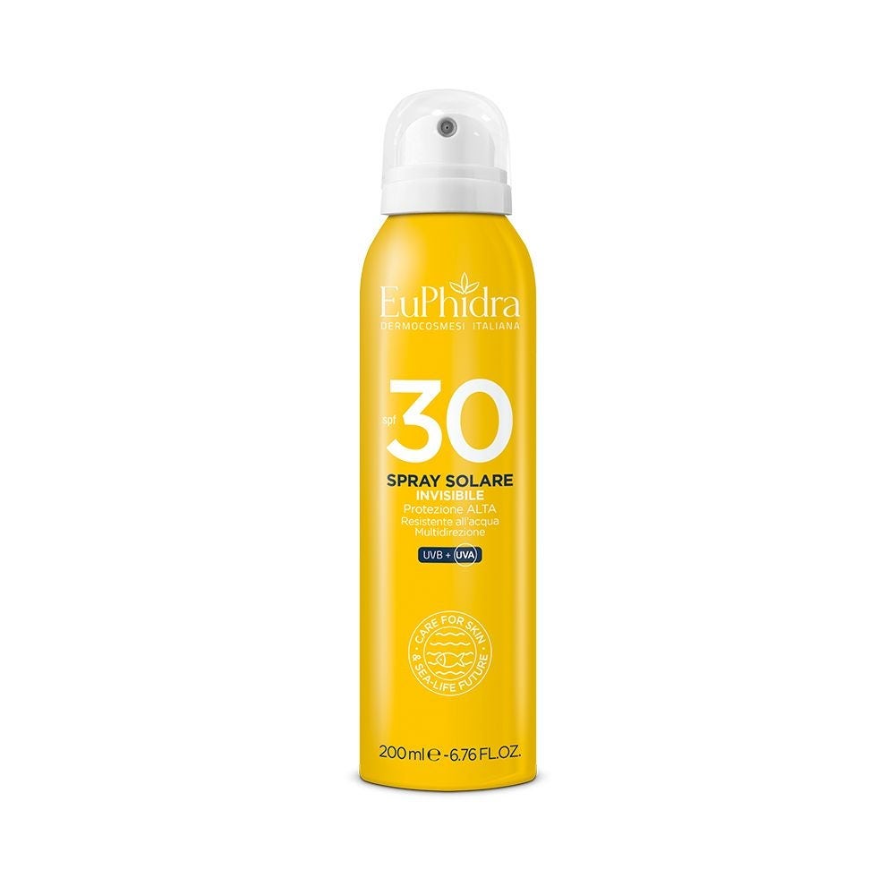 EUPHIDRA Spray Solar Invizibil pentru Corp SPF30, 200 ml