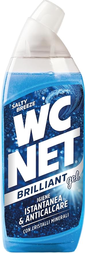 WC NET Brilliant Gel Salty Breeze – gel igienizant și anticalcar pentru WC, 700 ml
