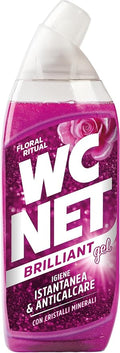 WC NET Brilliant Gel Floral Ritual – gel igienizant și anticalcar pentru WC, 700 ml