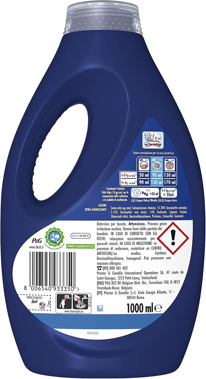 DASH Power Pods Extra Igienizzante – detergent capsule pentru rufe
