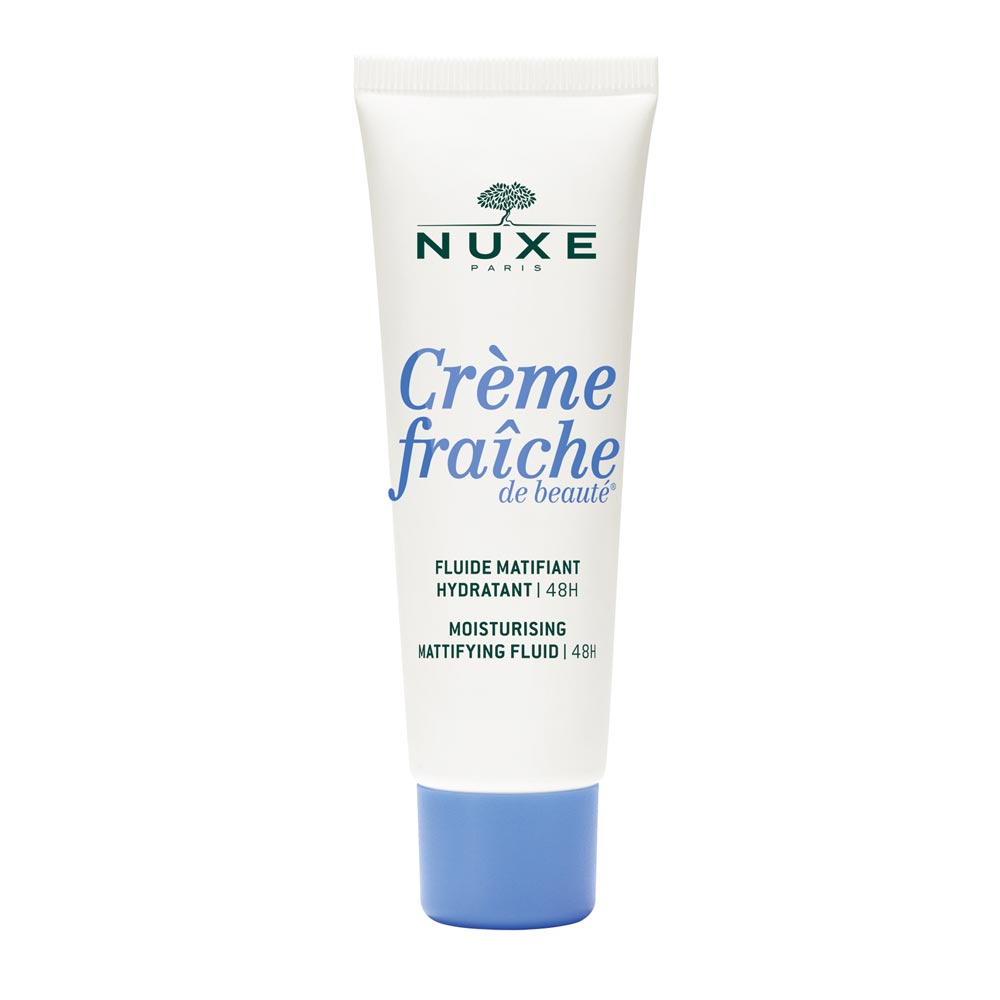 Nuxe Crème Fraiche de Beauté Fluido Opacizzante hidratantă 48H Pelle Mista, 50 ml