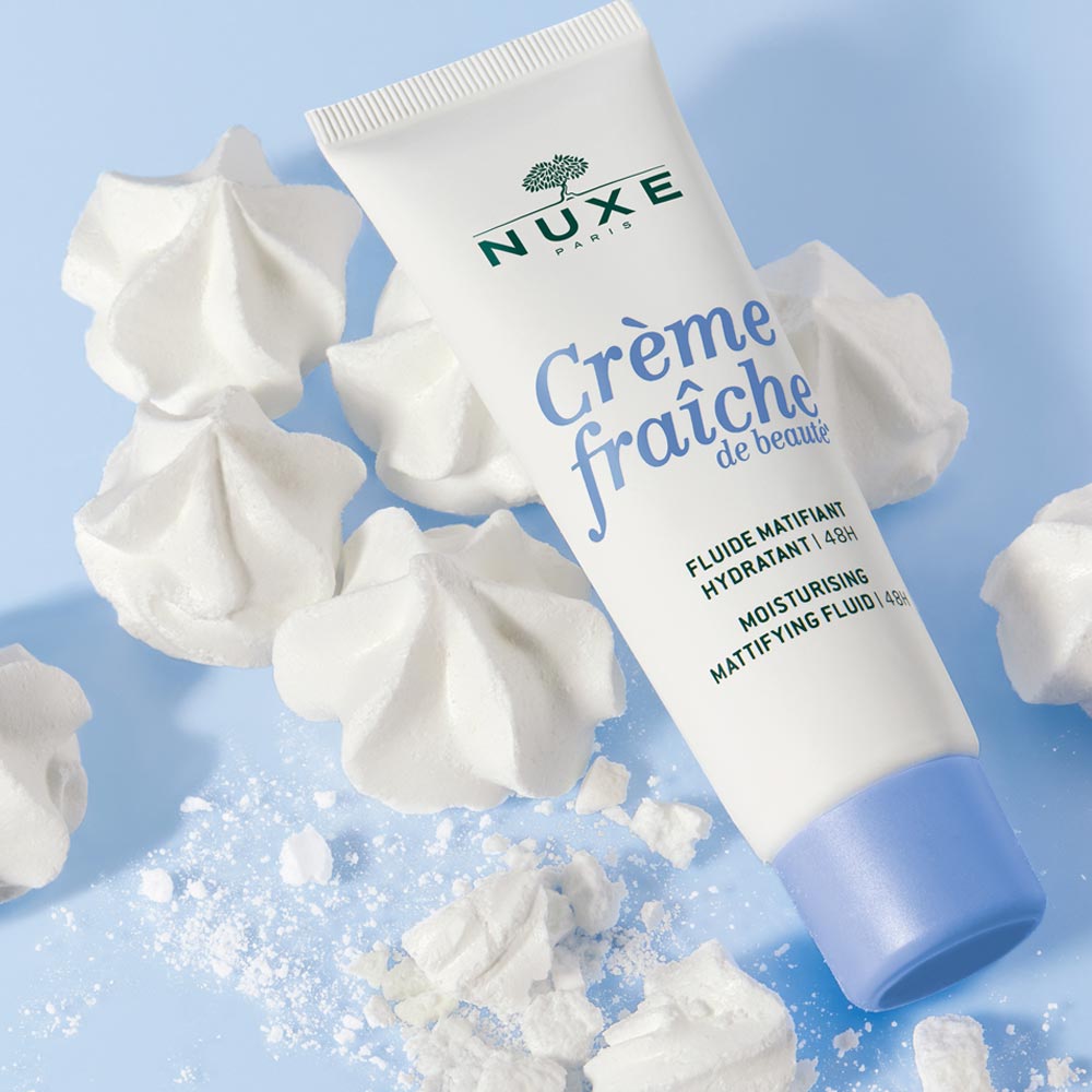 NUXE Crème Fraiche de Beauté Fluido Opacizzante hidratantă 48H ten Mista, 50 ml