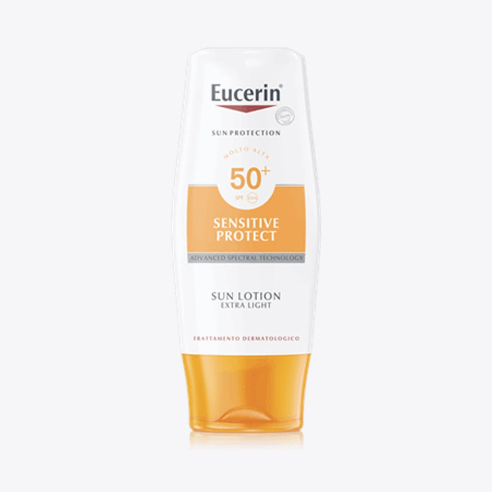 EUCERIN Sun Sensitive Protect – Loțiune solară extra-light SPF 50+, 150 ml