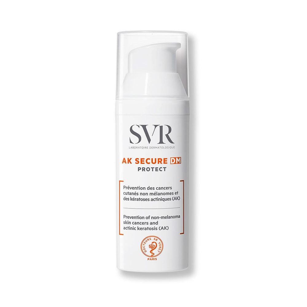 SVR AK Secure DM Protect îngrijire pentru prevenția leziunilor cutanate și keratozei actinice, 50ml