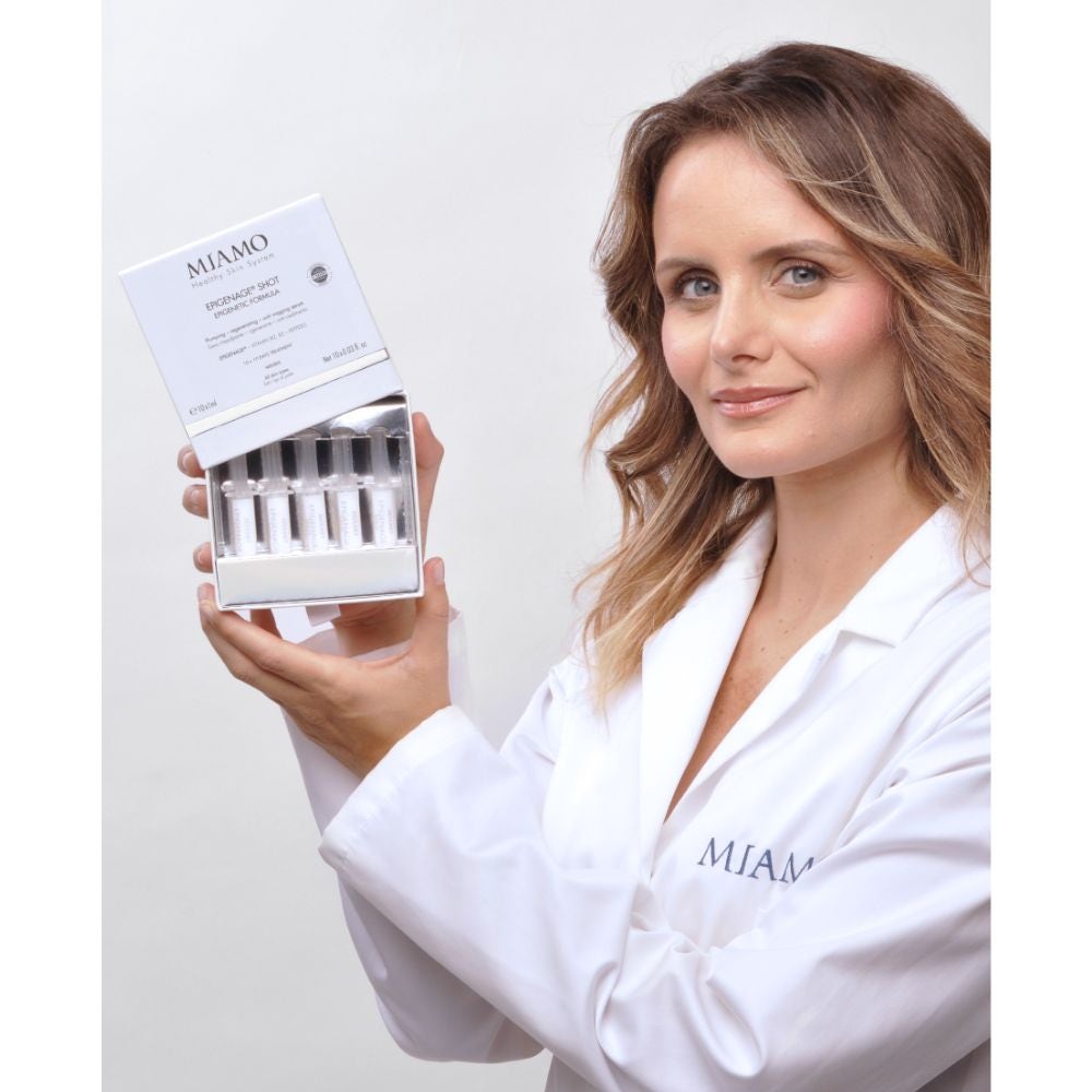 MIAMO A ge Reverse - Epi gena ge Shot ser re generant, cu efect de volum și anti-lăsare, 10 serin gi da 1 ml