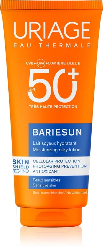URIAGE Bariésun Lapte Solar Mătăsos Hidratant SPF50+, 100 ml