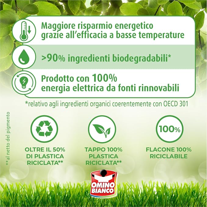 OMINO BIANCO Detergent lichid pentru rufe Color+, 2240 ml