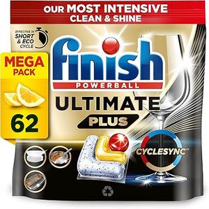 FINISH Ultimate Plus Tablete pentru mașina de spălat vase Lămâie, 62 tablete