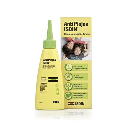ISDIN Antipiojos – Gel pediculicid împotriva păduchilor și lindinilor, 100 ml
