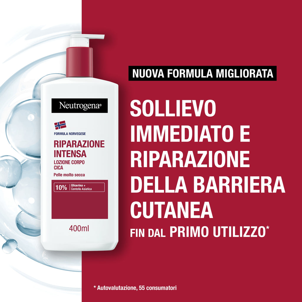 NEUTROGENA Cremă hidratantă pentru corp, confort intens pentru piele foarte uscată, 300ml