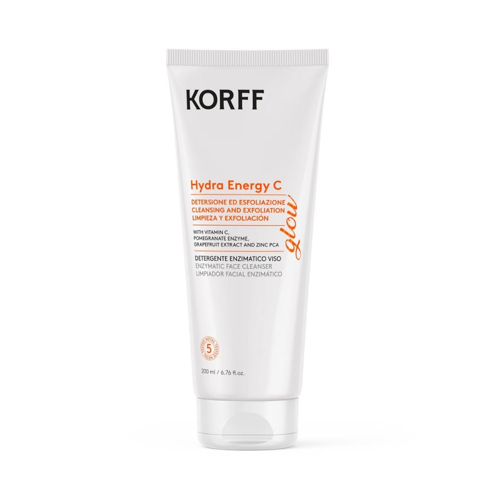 KORFF Hydra Energy C - Glow Gel de curățare enzimatic, 200 ml