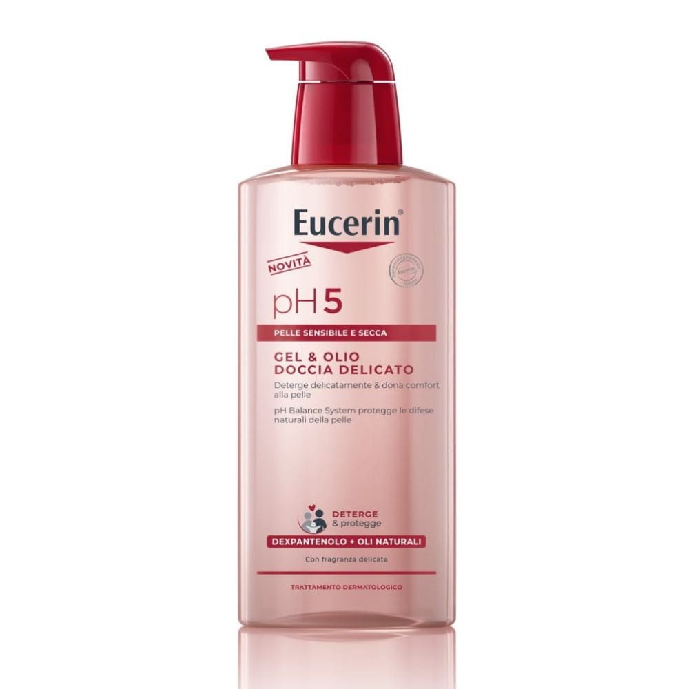 EUCERIN pH5 - Gel și ulei de duș delicat pentru piele sensibilă și uscată 400 ml