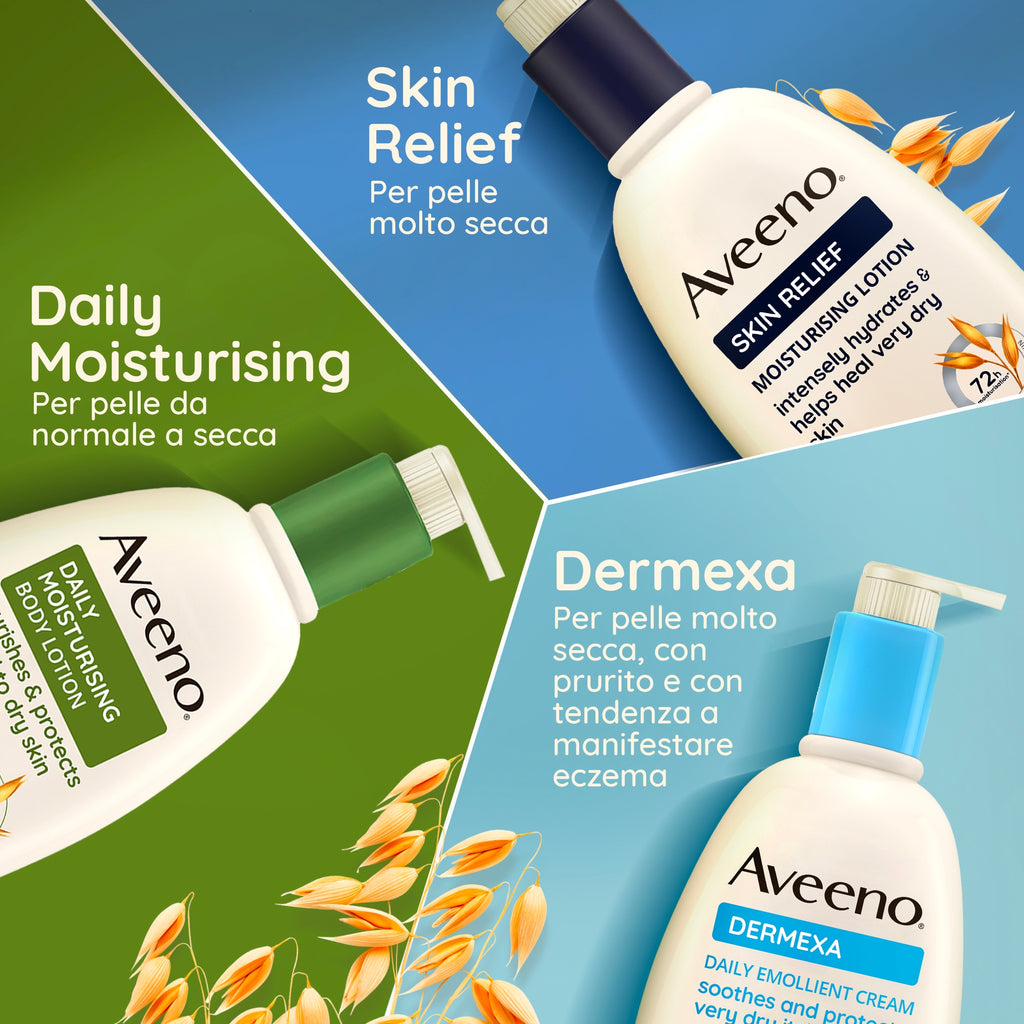 AVEENO Skin Relief - Ulei spray pentru corp, piele foarte uscată și sensibilă, 200 ml