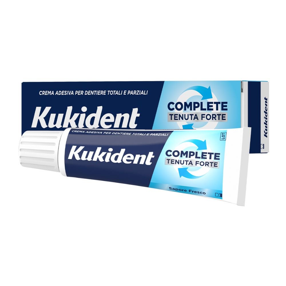 Kukident Complete Gust Proaspăt cremă adezivă pentru proteze dentare totale și parțiale, 47g