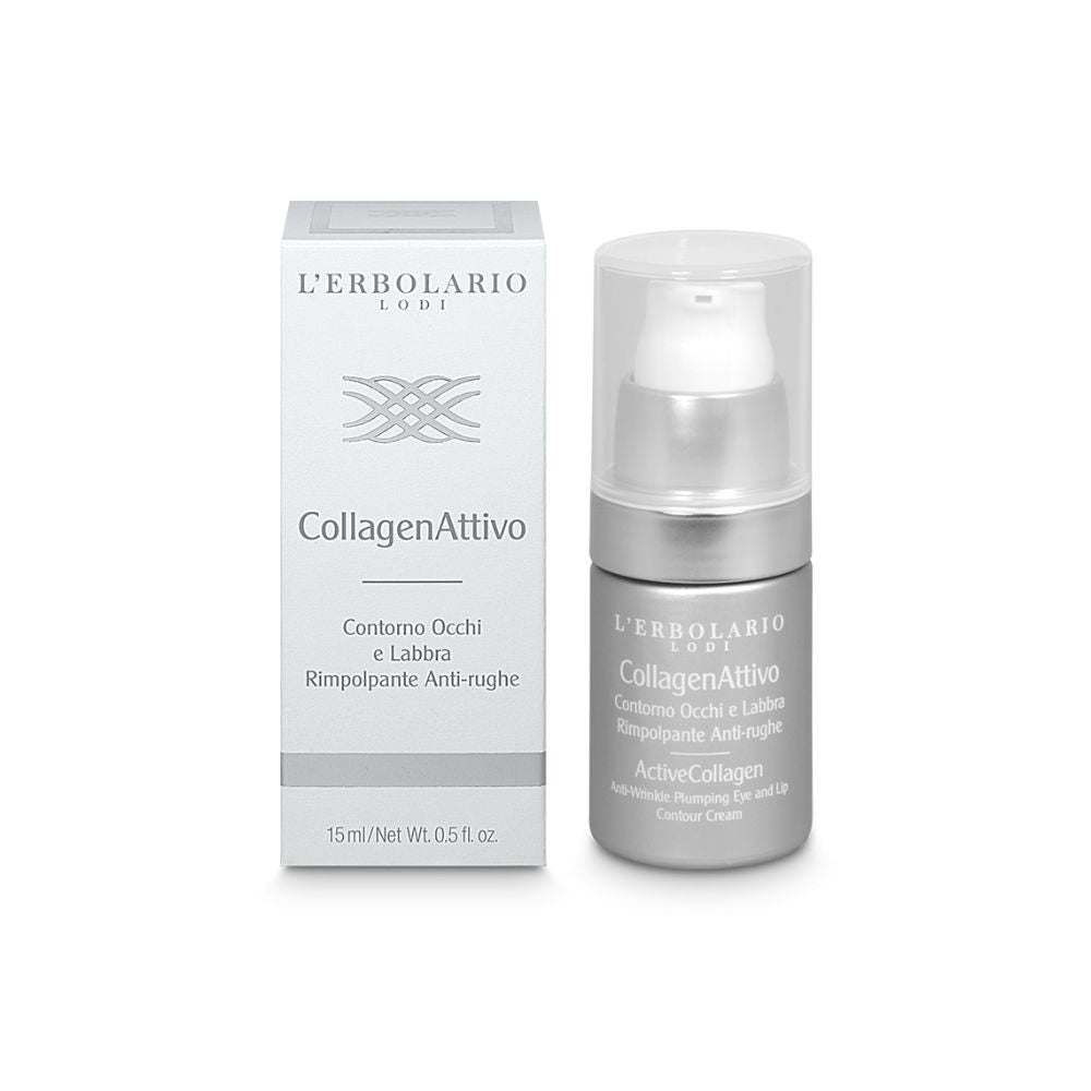 L'ERBOLARIO CollagenAttivo – Tratament pentru ochi și buze, 15ml