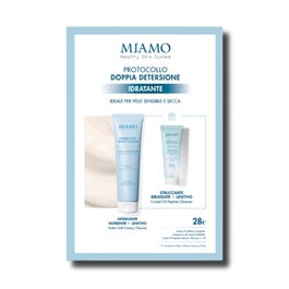 MIAMO protocol dublă Detersione hidratant Hydra Soft Creamy Cleanser 150ml + Crystal Oil Peptide Cleanser 50ml