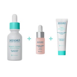 MIAMO protocol Macchie Invernali Pigment Control Advanced Serum 30ml + Nourish 3-Biotic Rich Serum 10ml + Triple Brightening Cream 10ml