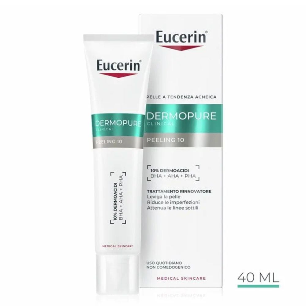 EUCERIN Dermopure Clinical - Peeling reînnoitor pentru ten gras, sensibil, cu tendință acneică 40 ml