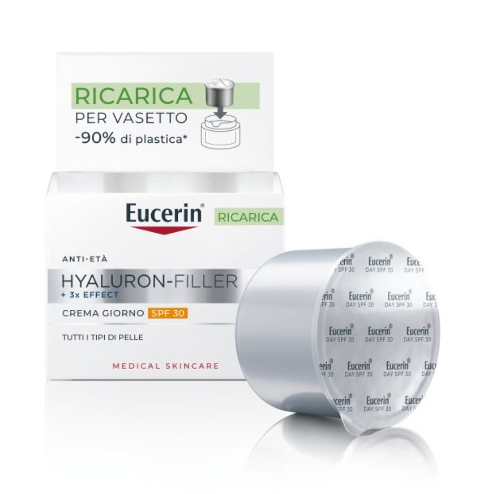 EUCERIN Hyaluron Filler - +3x Effect Cremă de zi SPF30, rezervă 50 ml
