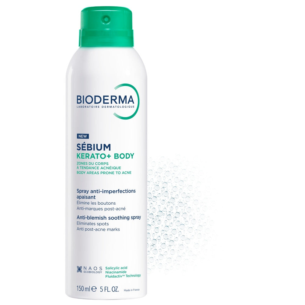 BIODERMA Sébium Kerato+ Spray pentru imperfecțiunile corpului, 150 ml