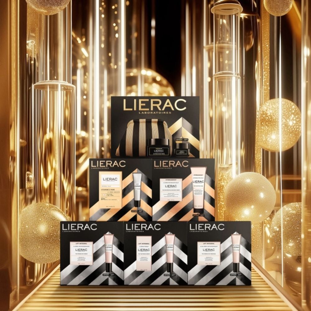 Lierac Set Protocol luminozitate Ser concentrat vitamina C 30 ml + Diopti contur ochi corectarea cearcănelor 15 ml