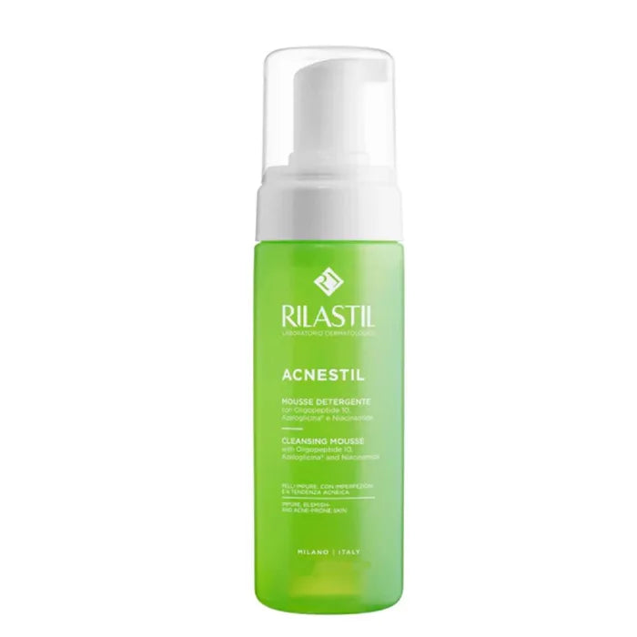 RILASTIL – Acnestil Spumă de Curățare pentru Ten Mixt, Gras și Acneic, 300 ml