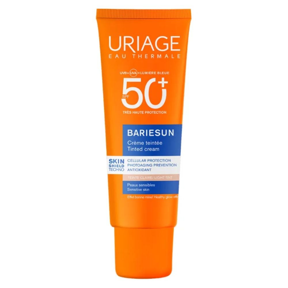 URIAGE Bariésun Cremă Solară Colorată SPF50+, nuanță deschisă, 50 ml