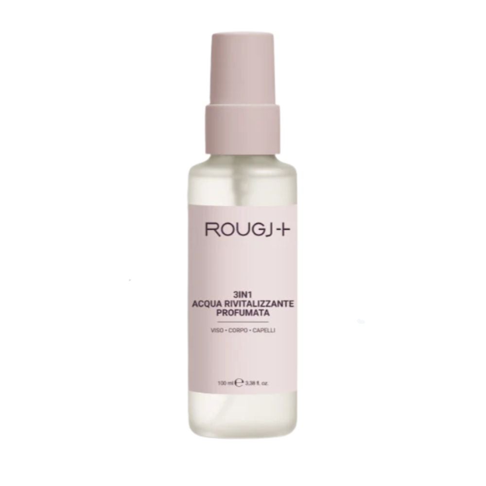 ROUGJ 3 în 1 Apă revitalizantă parfumată, spray hidratant pentru față, corp și păr, 100 ml