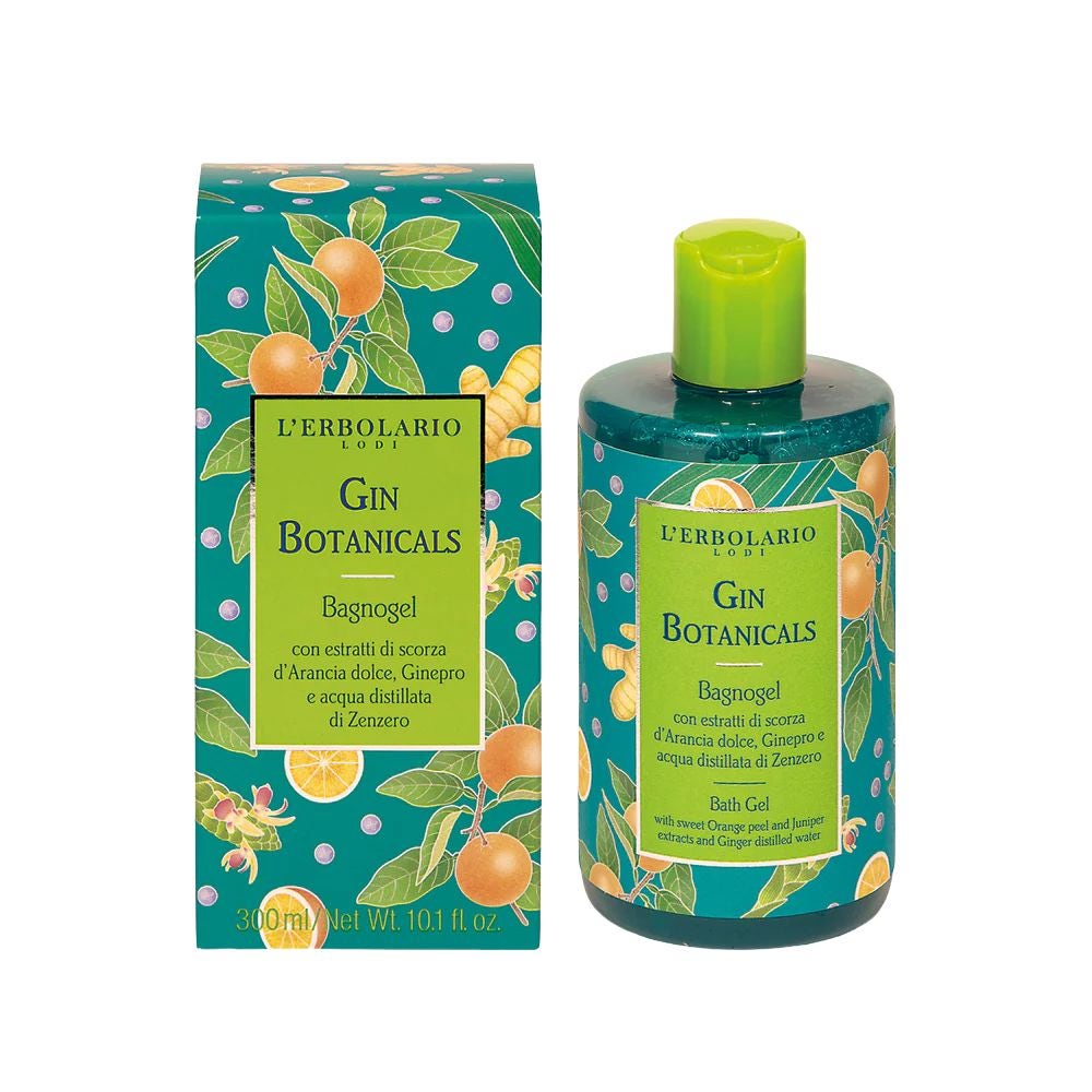 L'ERBOLARIO Gin Botanicals – Gel delicat pentru baie și duș, 300 ml