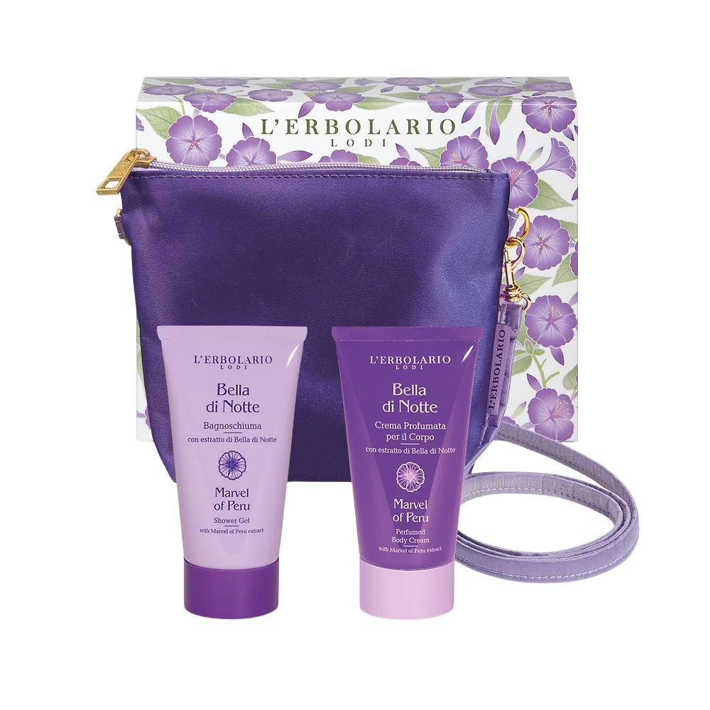 L'ERBOLARIO Bella di Notte – Beauty Pochette Piccole Meraviglie cu gel de baie și cremă parfumată
